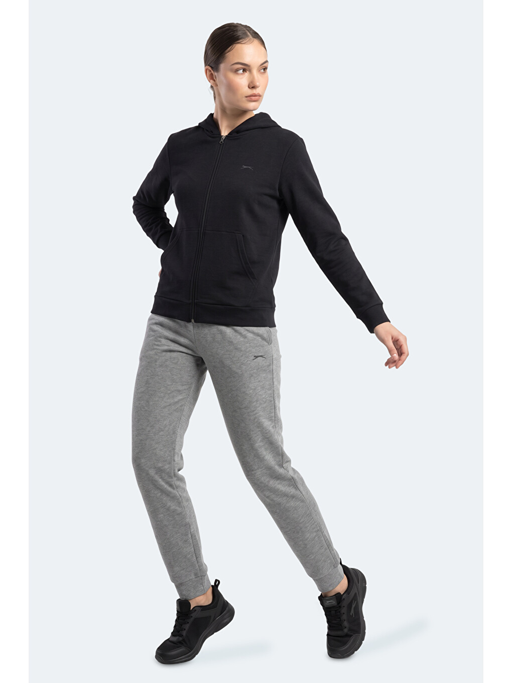 Sera I Kadın Fermuarlı Lacivert Sweatshırt-5