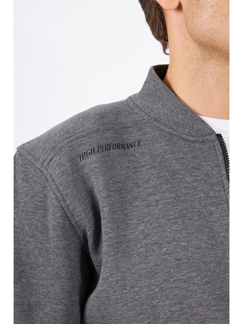 Şardonlu 3 Iplik Kışlık Eşofman Takımı Antrasit Melanj 5721-A-7