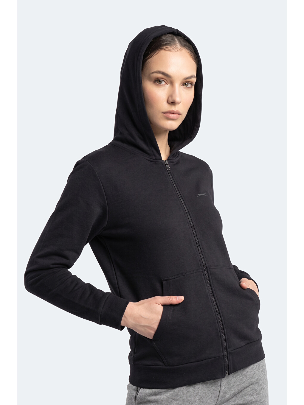 Sera I Kadın Fermuarlı Lacivert Sweatshırt-7