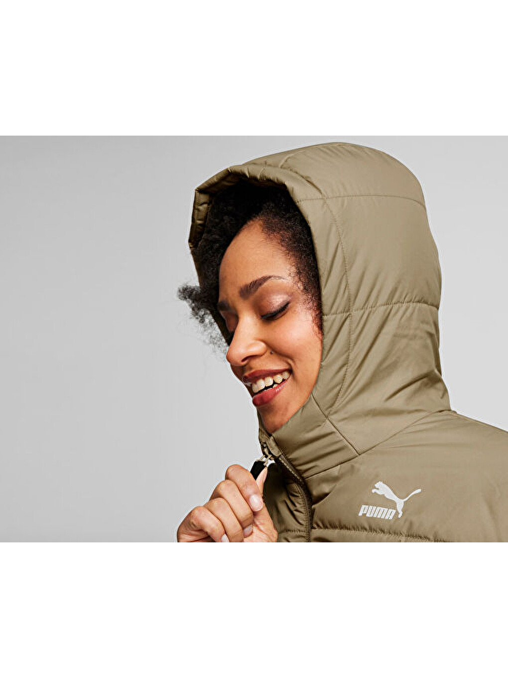 Classics Padded Jacket Kadın Günlük Mont 62169267 Kahverengi-3