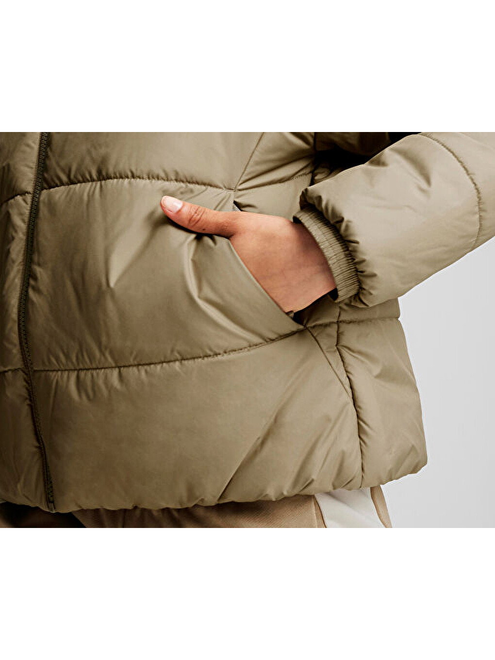 Classics Padded Jacket Kadın Günlük Mont 62169267 Kahverengi-4