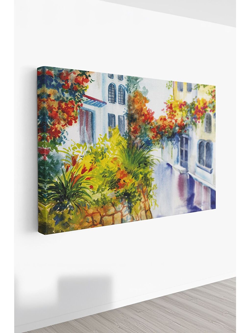 Beyaz Dekoratif Kanvas Tablo - FDC143 - ERSYFDC143-5070-1