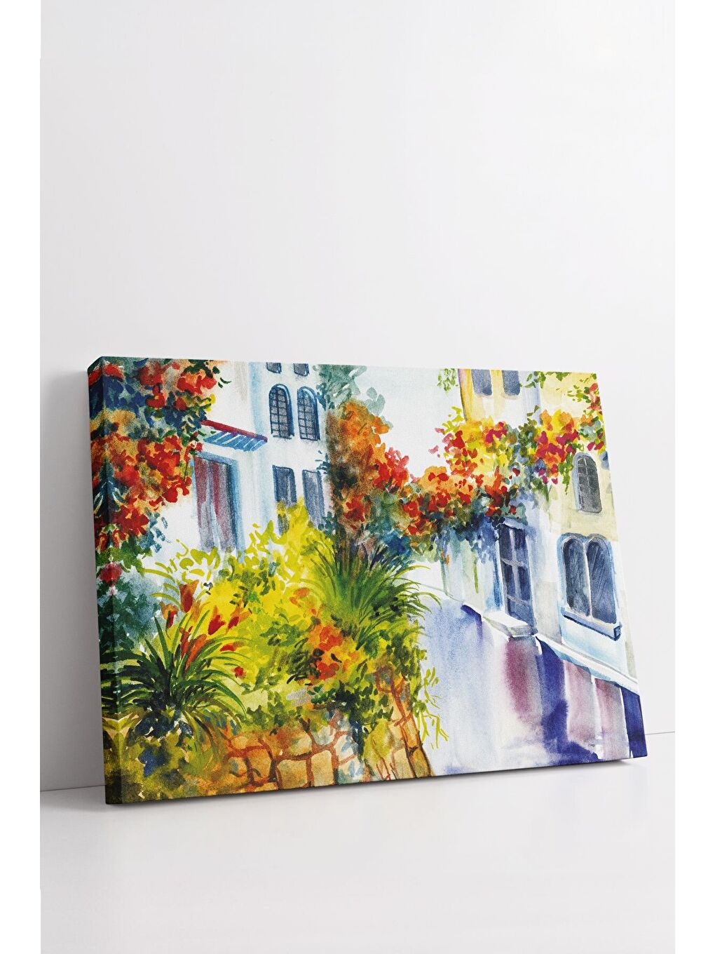 Beyaz Dekoratif Kanvas Tablo - FDC143 - ERSYFDC143-5070-2