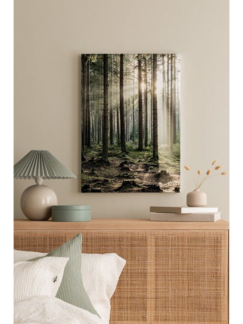 Beyaz Dekoratif Kanvas Duvar Tablo - ARTCANVAS51-70100