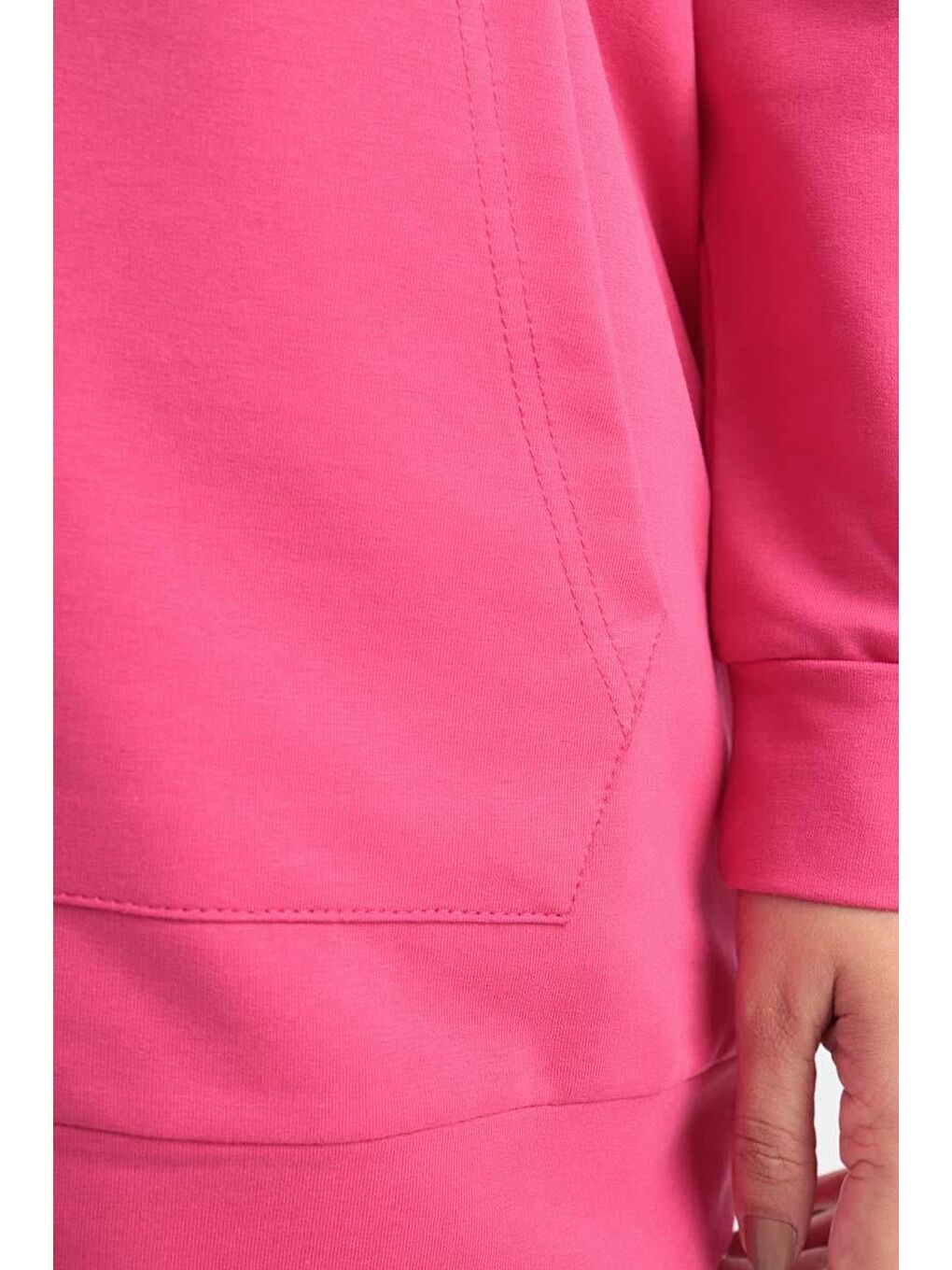 ALLDAY Fuşya Kapüşonlu Fermuarlı Sweat Hırka - 4