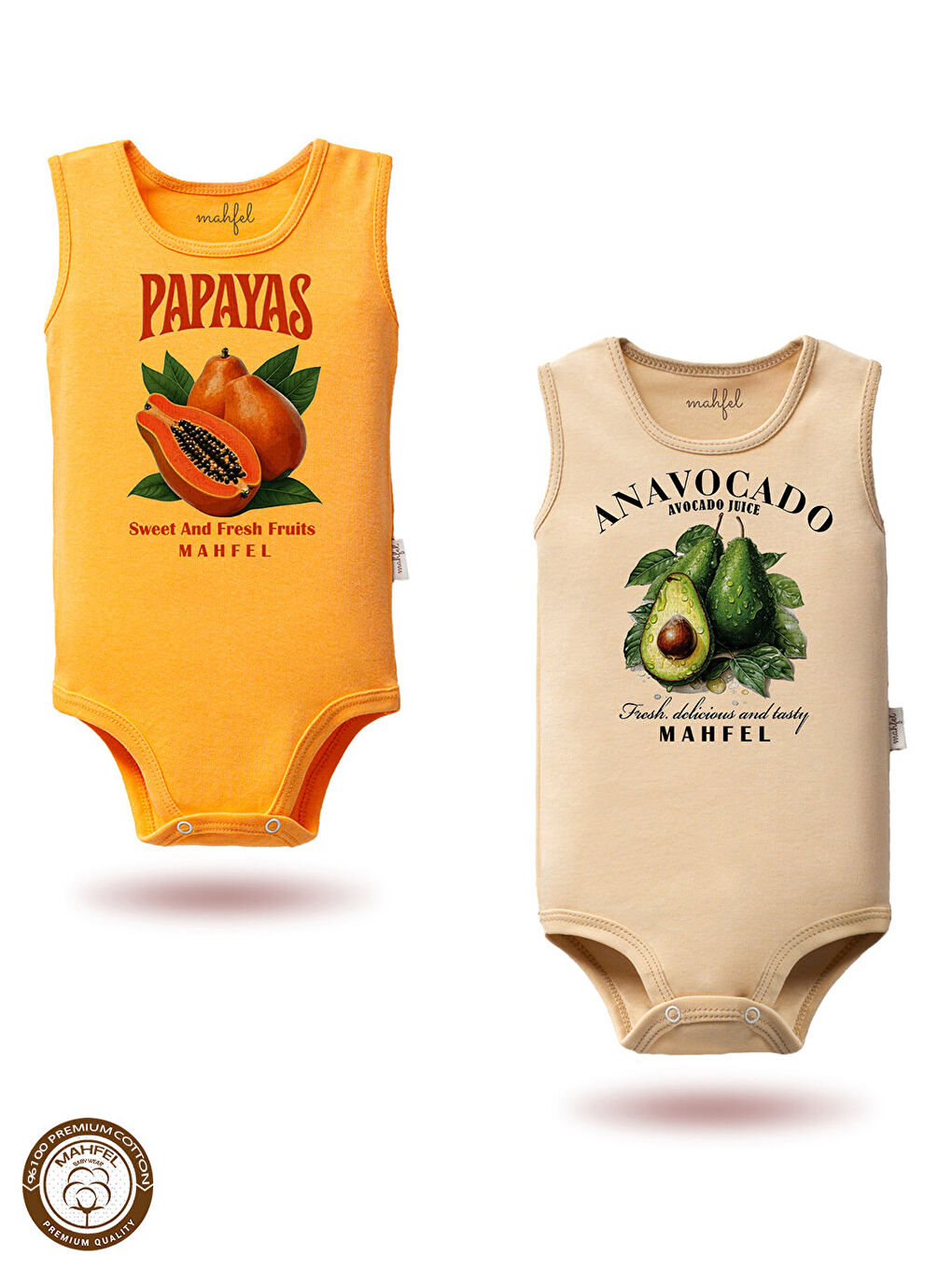 Kırmızı 2'Li Kız %100 Pamuklu Atlet Çıtçıtlı Bebek Body Zıbın 887-889