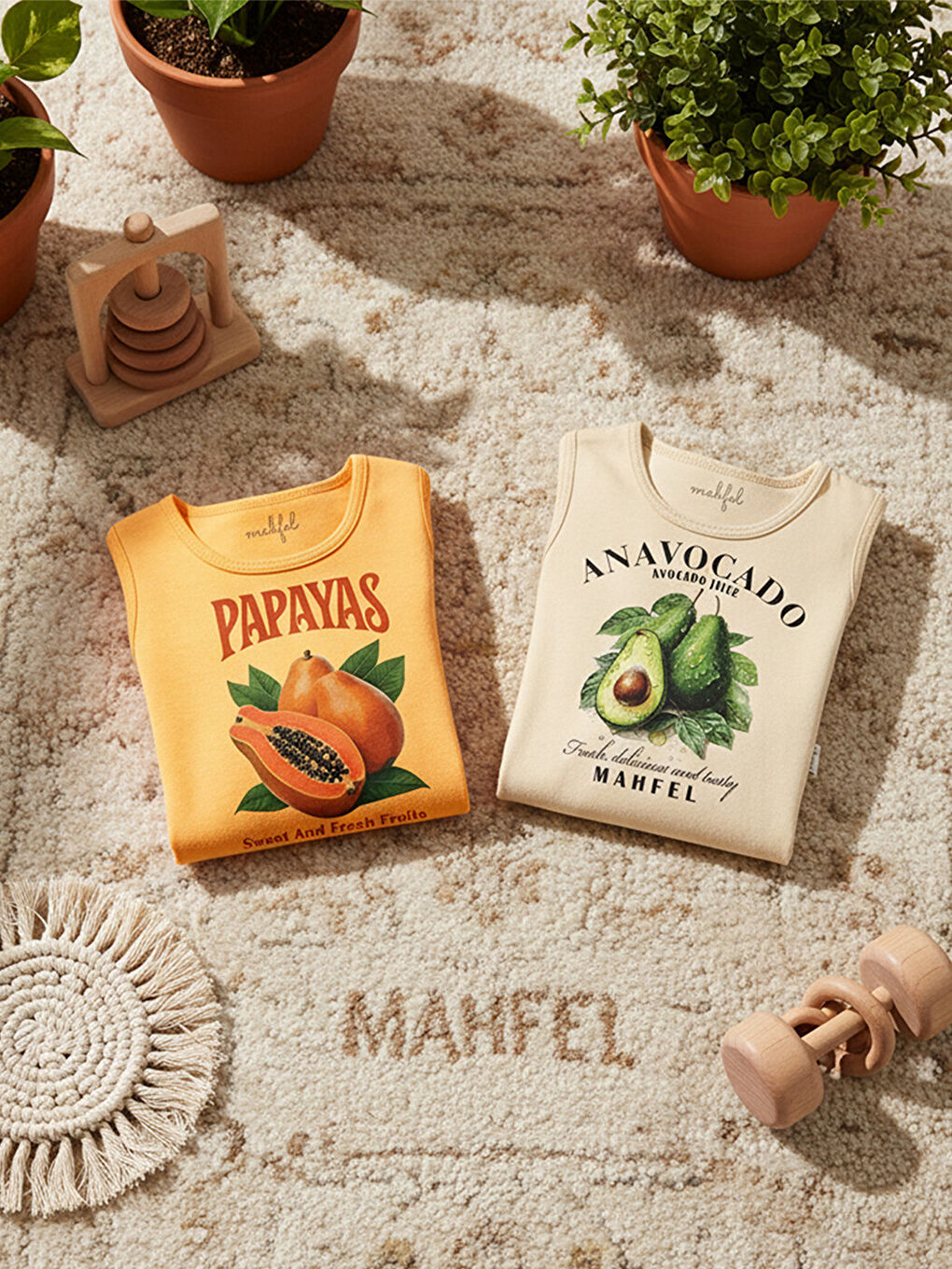 Kırmızı 2'Li Kız %100 Pamuklu Atlet Çıtçıtlı Bebek Body Zıbın 887-889-2