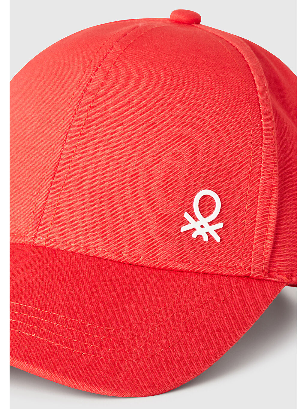 Erkek Çocuk Kırmızı Önü Logo Baskılı Kep Şapka-2