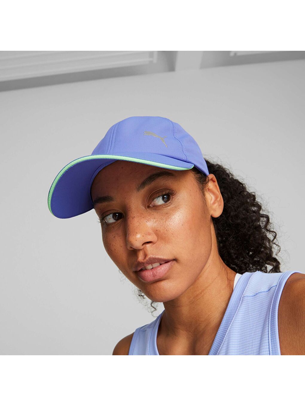 Mor ESSENTAILS Koşu Şapkası-2