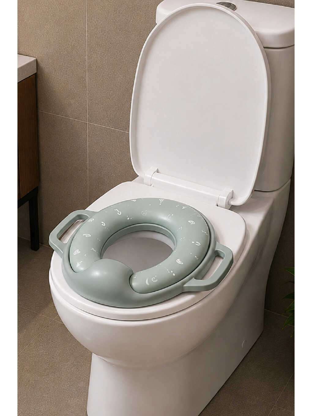 Mega Klozet Adaptörü Soft Yeşil-1