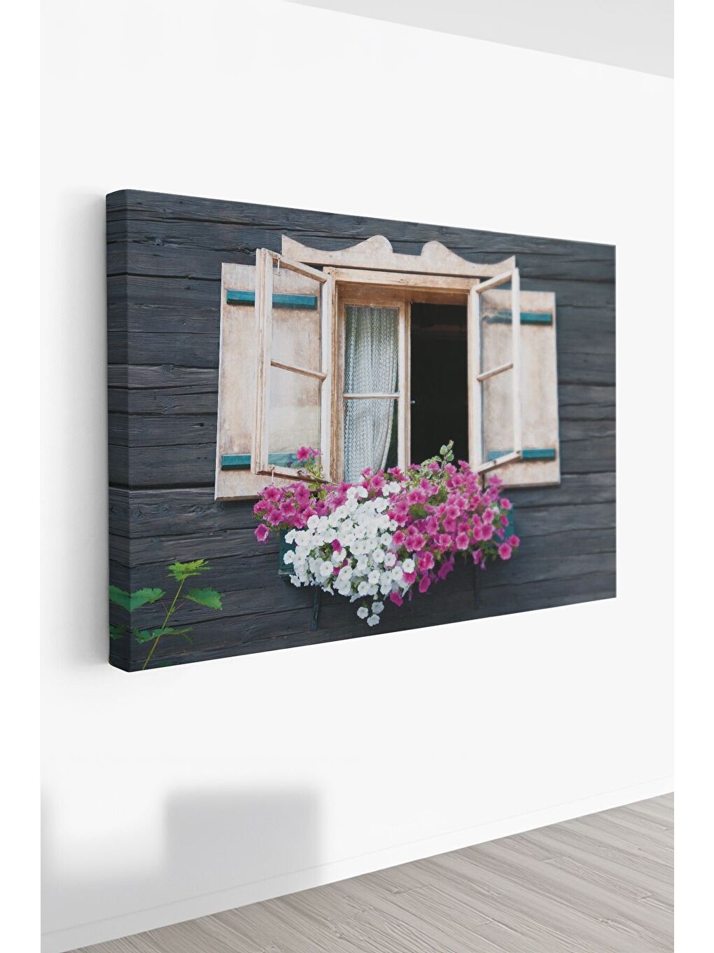 Beyaz Dekoratif Kanvas Tablo - FDC139 - ERSYFDC139-5070-1