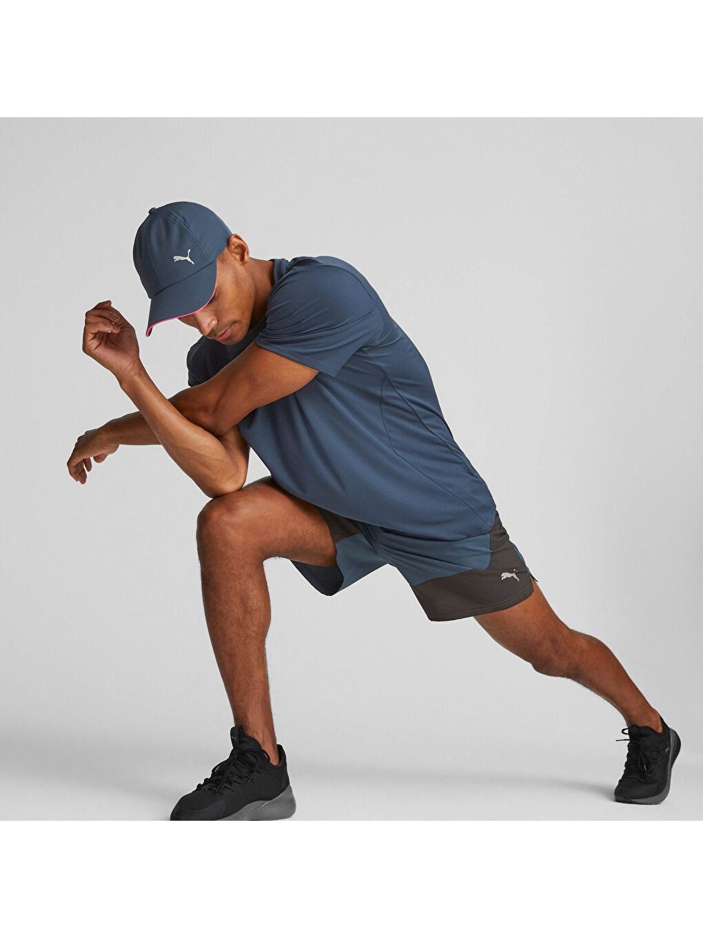 Siyah ESSENTAILS Koşu Şapkası-1