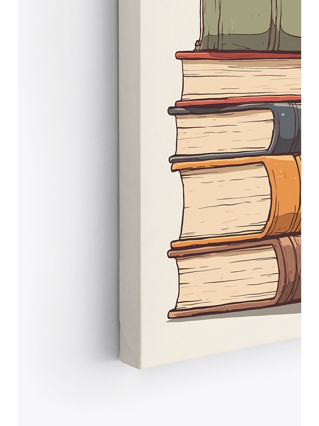 Beyaz Dekoratif Kanvas Tablo - ERSYSB044 - ERSYSB044-70100-3