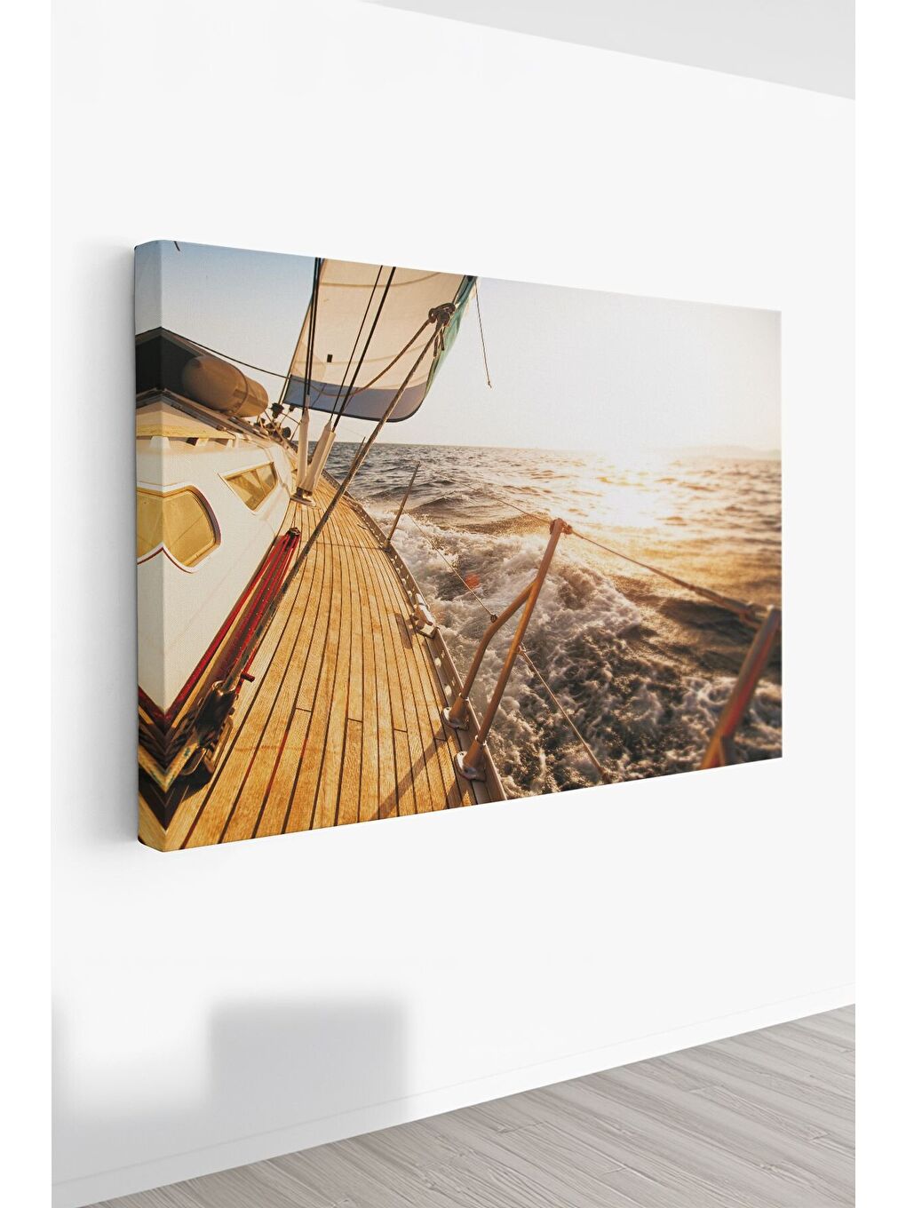 Beyaz Dekoratif Kanvas Tablo - FDC232 - ERSYFDC232-5070-1