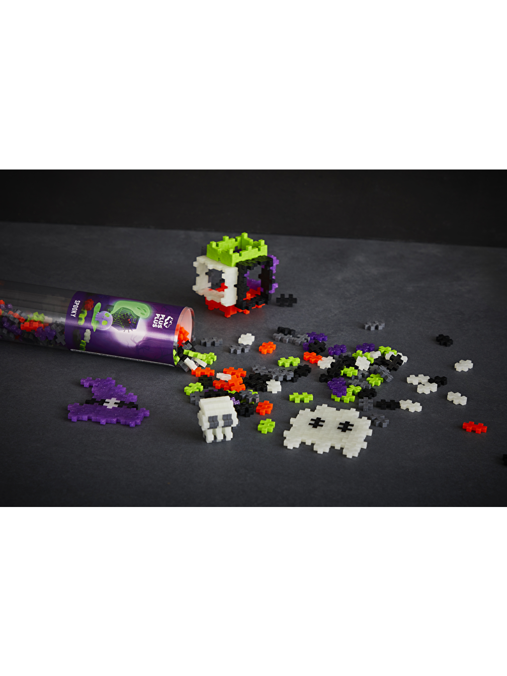 Plus-Plus Spooky Mix (100 Parça Tüp)-1