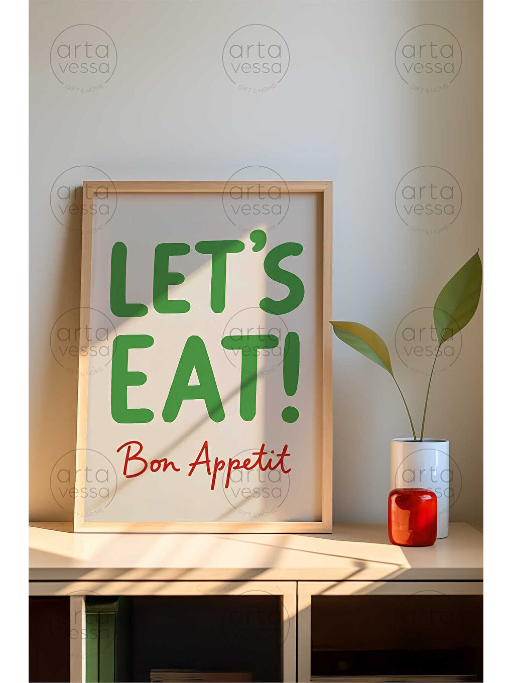 Beyaz Tek Parça Ham Renk Gerçek Ahşap Çerçeveli Tablo - TEKARTCRVMDF-24 - TEKARTCRVMDF24-5070