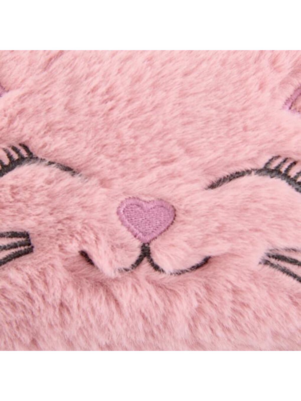 Rabbit Desenli Pelüş Kalemlik - Pembe - 22x12 cm-1