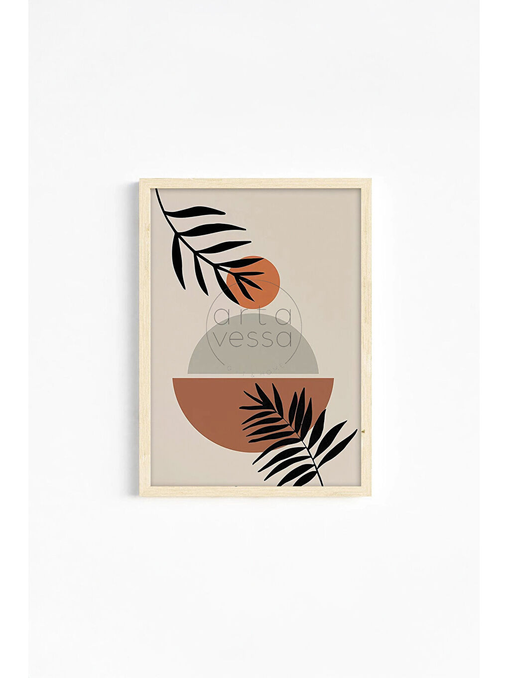 Beyaz Gerçek Ahşap Çerçeveli 3 Parça 3D Poster Tablo Seti - ERSY3SET21 - ERSY3SET21-3348-3