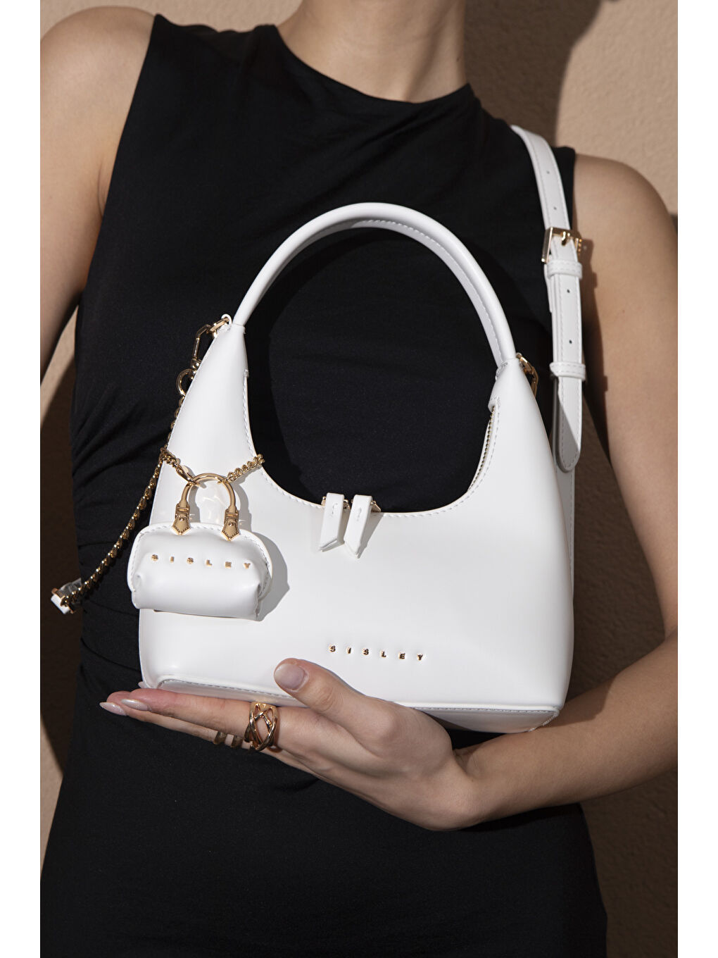 Kadin El Çantasi Beyaz SLY171-1