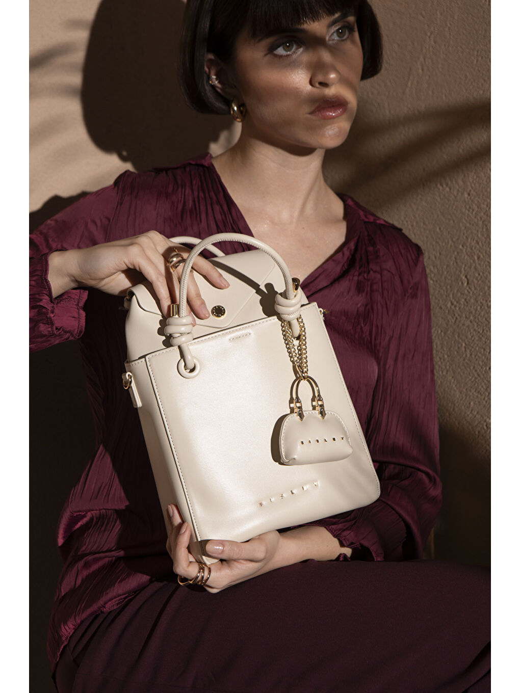 Kadin El Çantasi Bej SLY168-2