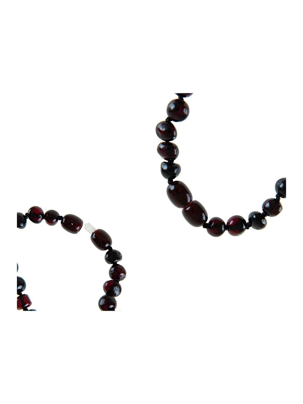 Kırmızı Orjinal Kehribar Bebek Bilekliği Vişne-4