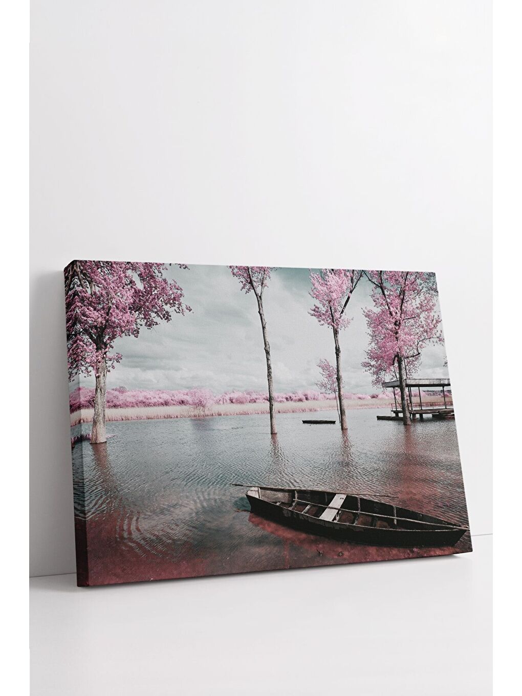 Beyaz Dekoratif Kanvas Tablo - FDC218 - ERSYFDC218-5070-2