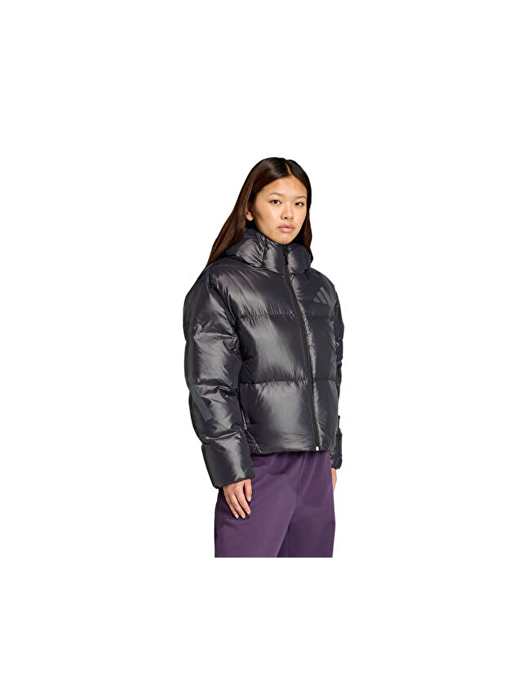 W Z.n.e. Puffer Kadın Günlük Mont Jl6907 Siyah-2