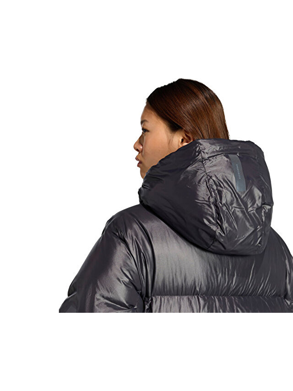 W Z.n.e. Puffer Kadın Günlük Mont Jl6907 Siyah-5