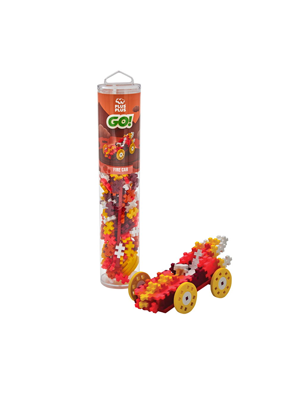 Plus-Plus Color Cars Fıre (200 Parça Tüp)