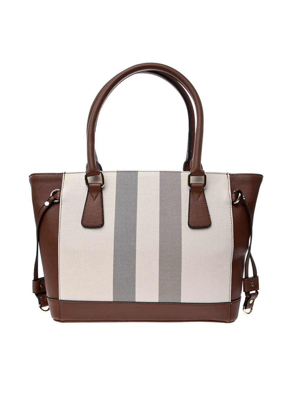 Kahverengi Kadın Omuz Çantası 907-29931 M48 KREM-MAT TABA