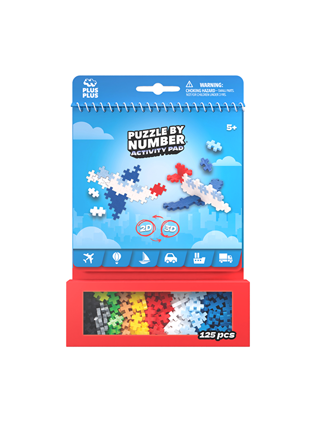 Plus-Plus Activity Pad - Transportation