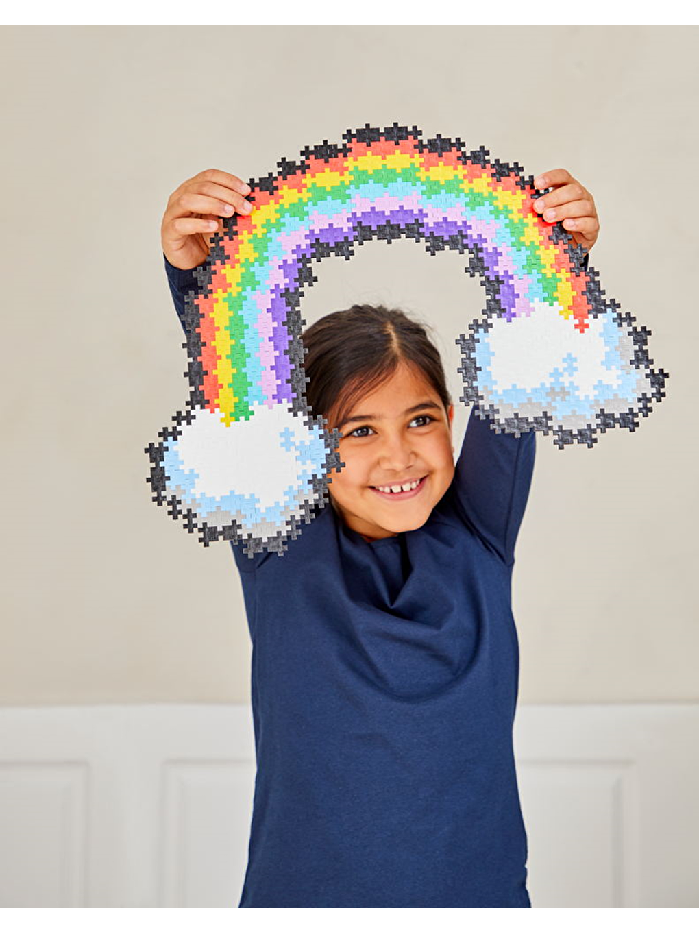 Plus-Plus Puzzle by Number Rainbow (500 Parça)-1