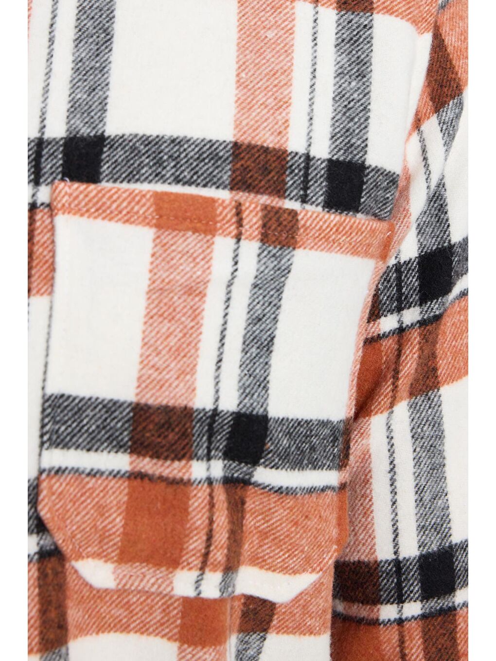 Karışık Erkek Regular Fit Klasik Kesim Çift Cepli Kışlık Oduncu Kareli Gömlek-6