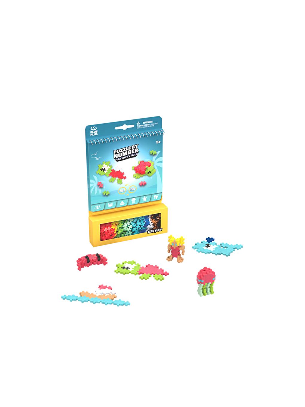 Plus-Plus Activity Pad - Ocean-1