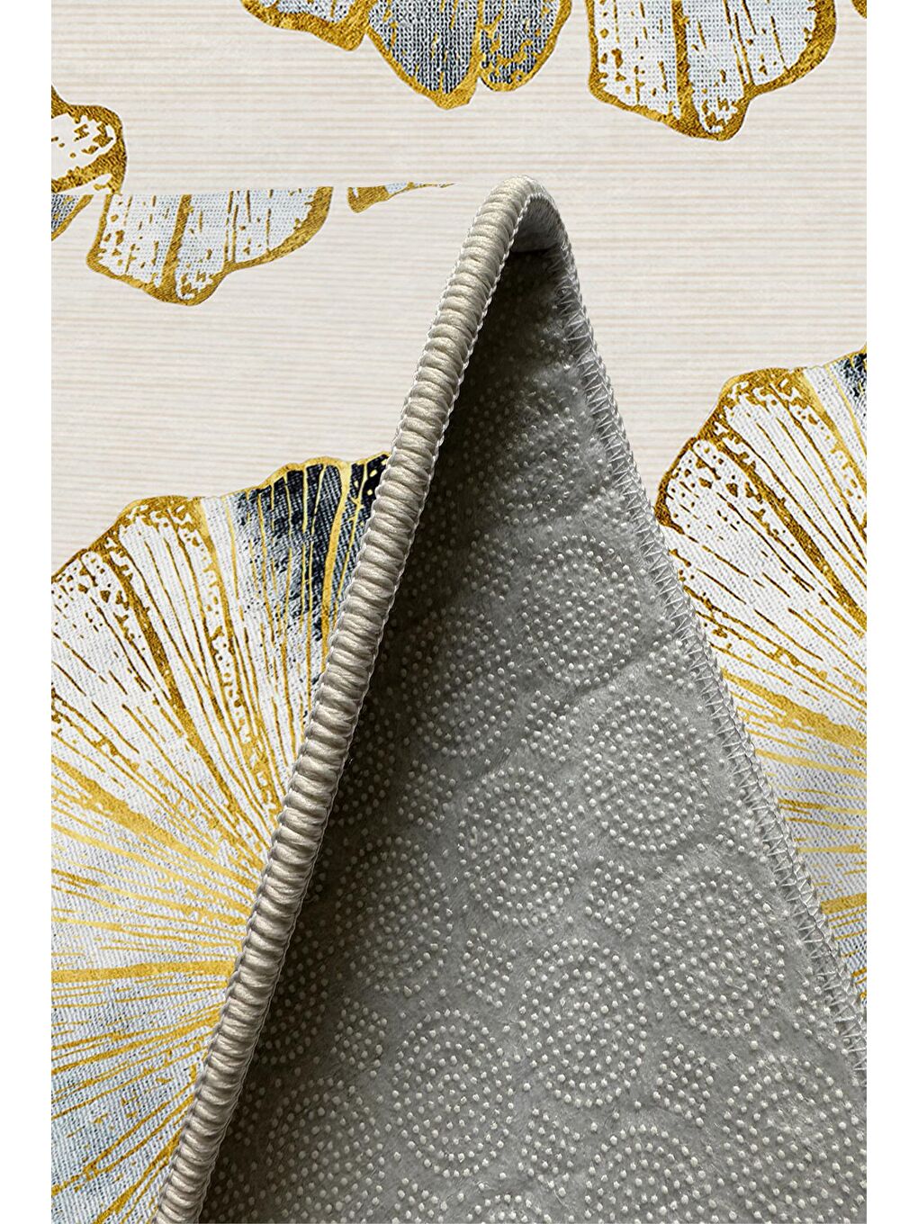 Ekru Özel Tasarım, Kaymaz Taban, İnce, Yıkanabilir, Modern Halı WOOKECE1494 160x230-5