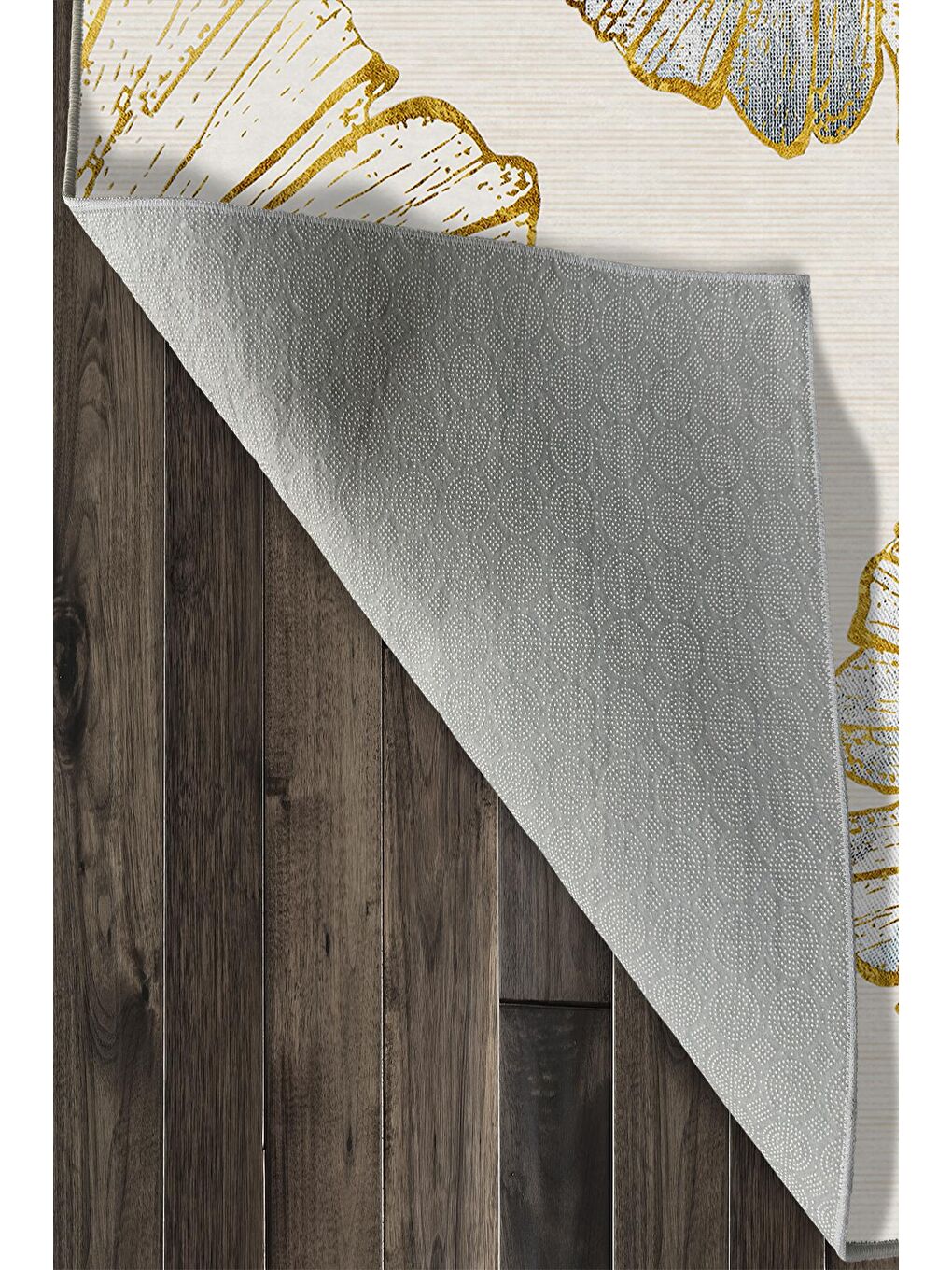 Ekru Özel Tasarım, Kaymaz Taban, İnce, Yıkanabilir, Modern Halı WOOKECE1494 160x230-6