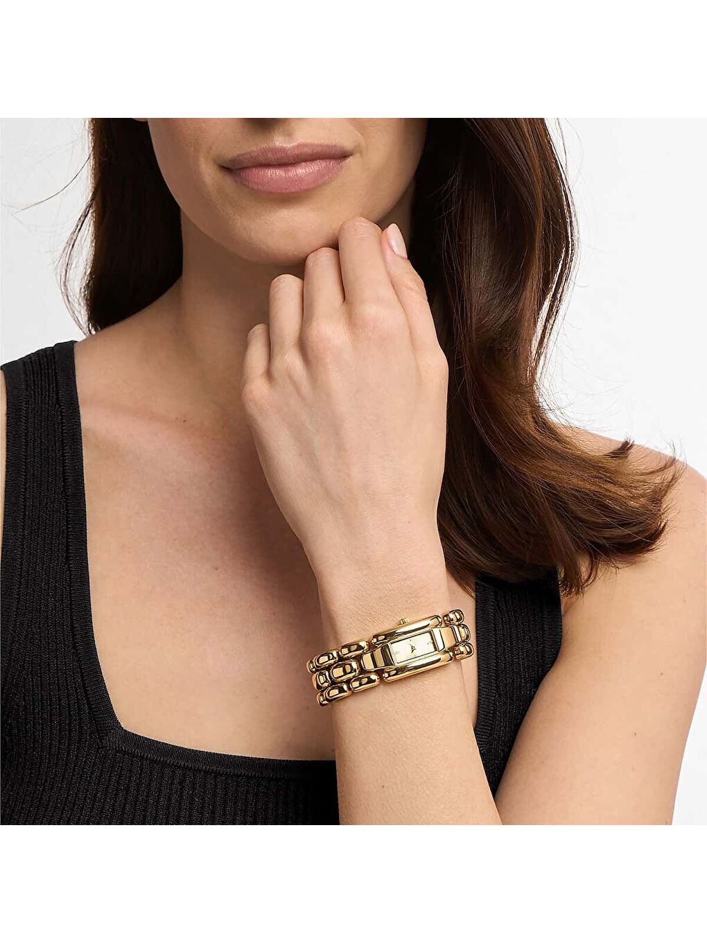 Sarı MK4921 Kadın Kol Saati-2