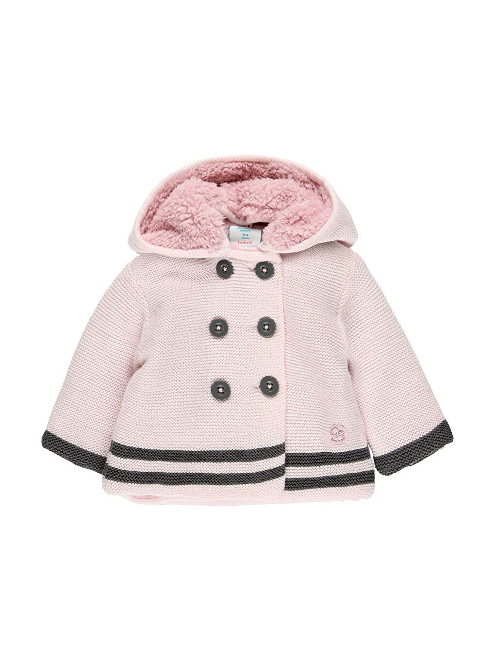 Kız Bebek Kapüşonlu Hırka Pembe