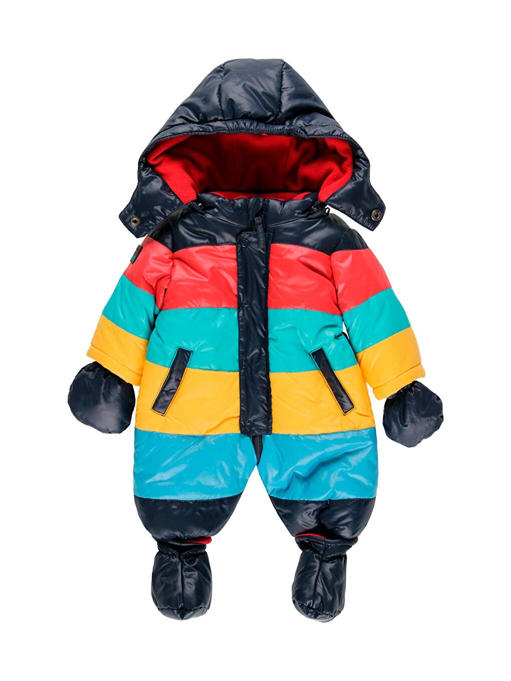 Karışık Bebek Uzun Kollu Tulum-4