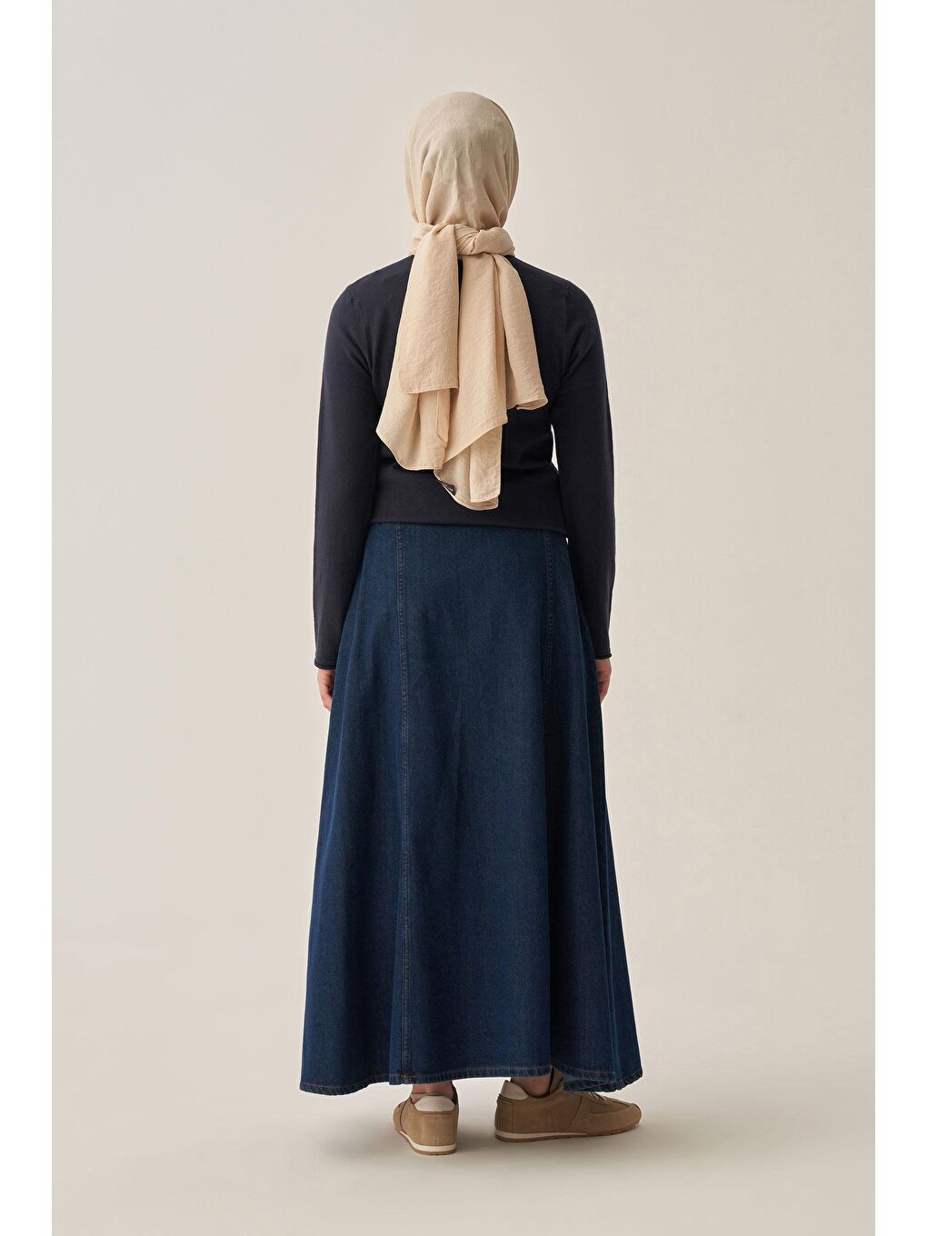 Lacivert-Yarım Balıkçı Uzun Kol Kazak-2