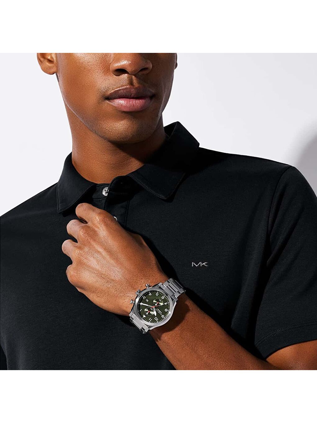 Gri MK9196 Erkek Kol Saati-3