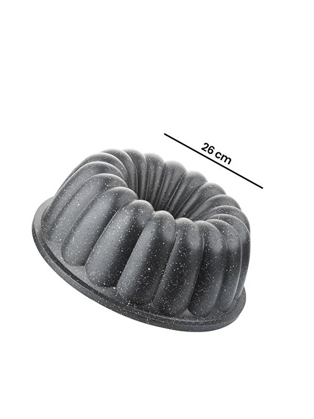 ThermoAD Gri Granit Dilimli Kek Kalıbı   26 cm - 1