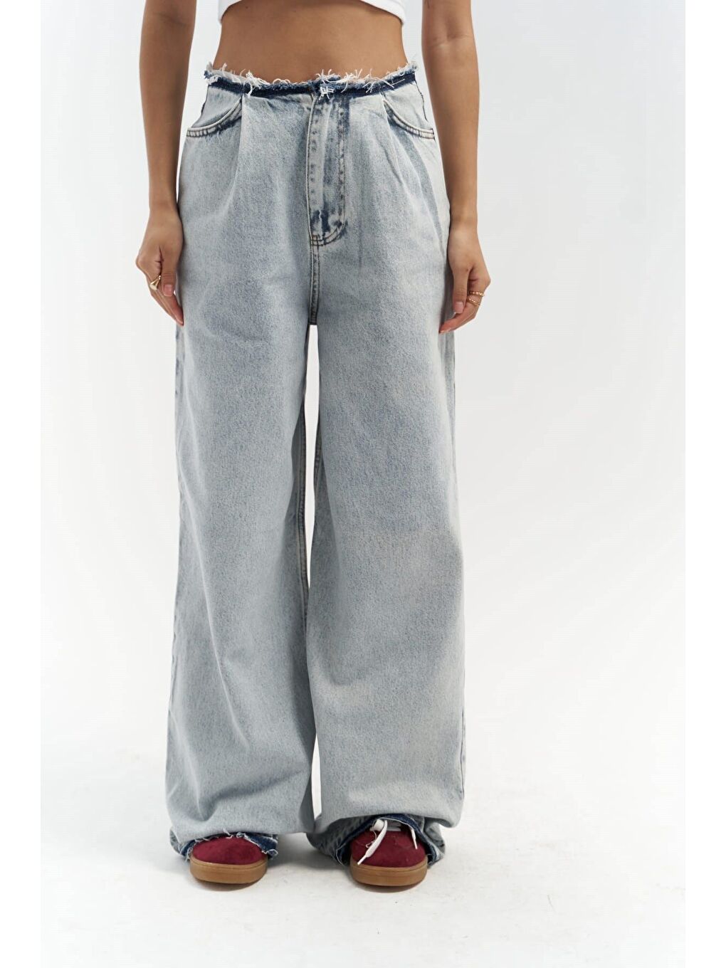 Leony Bel Detay Mavi Jeans-2