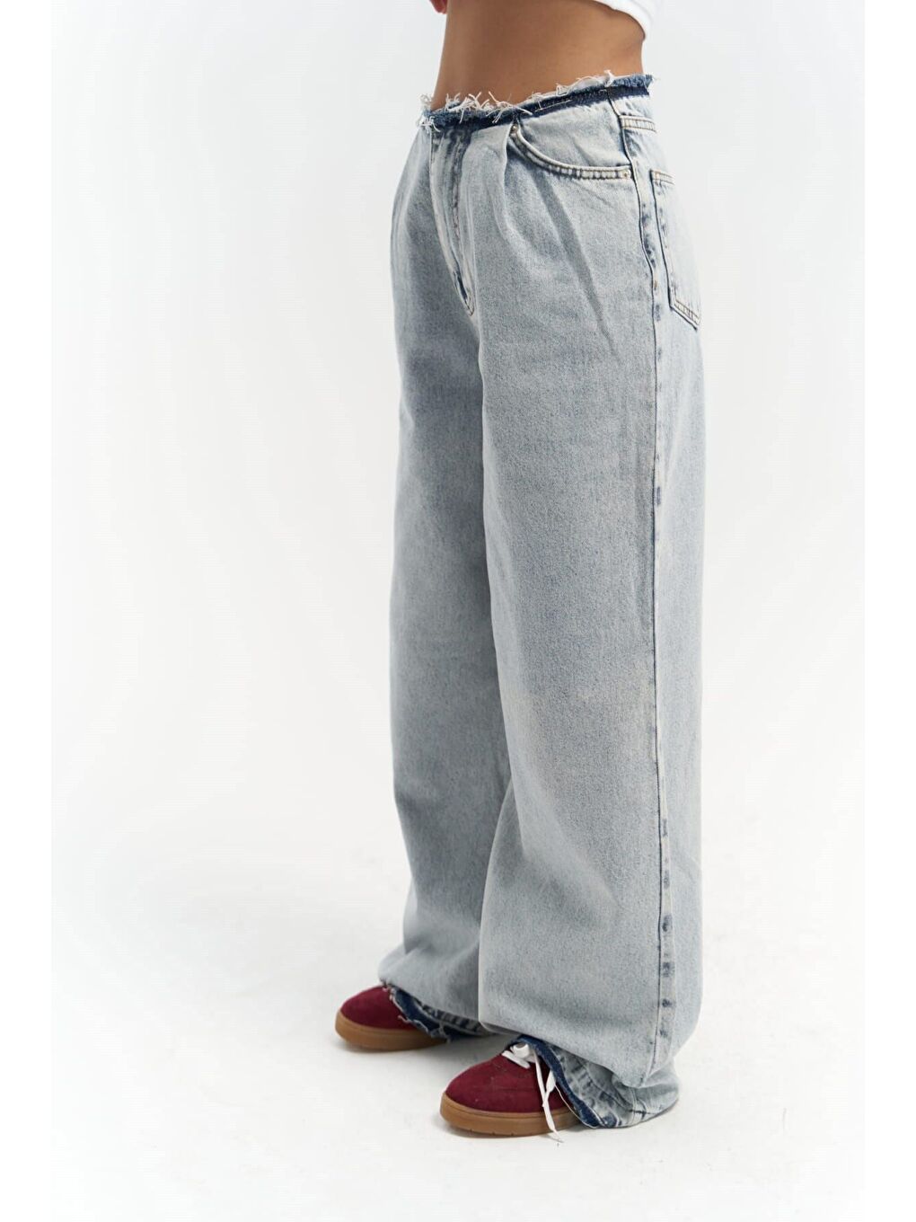 Leony Bel Detay Mavi Jeans-3