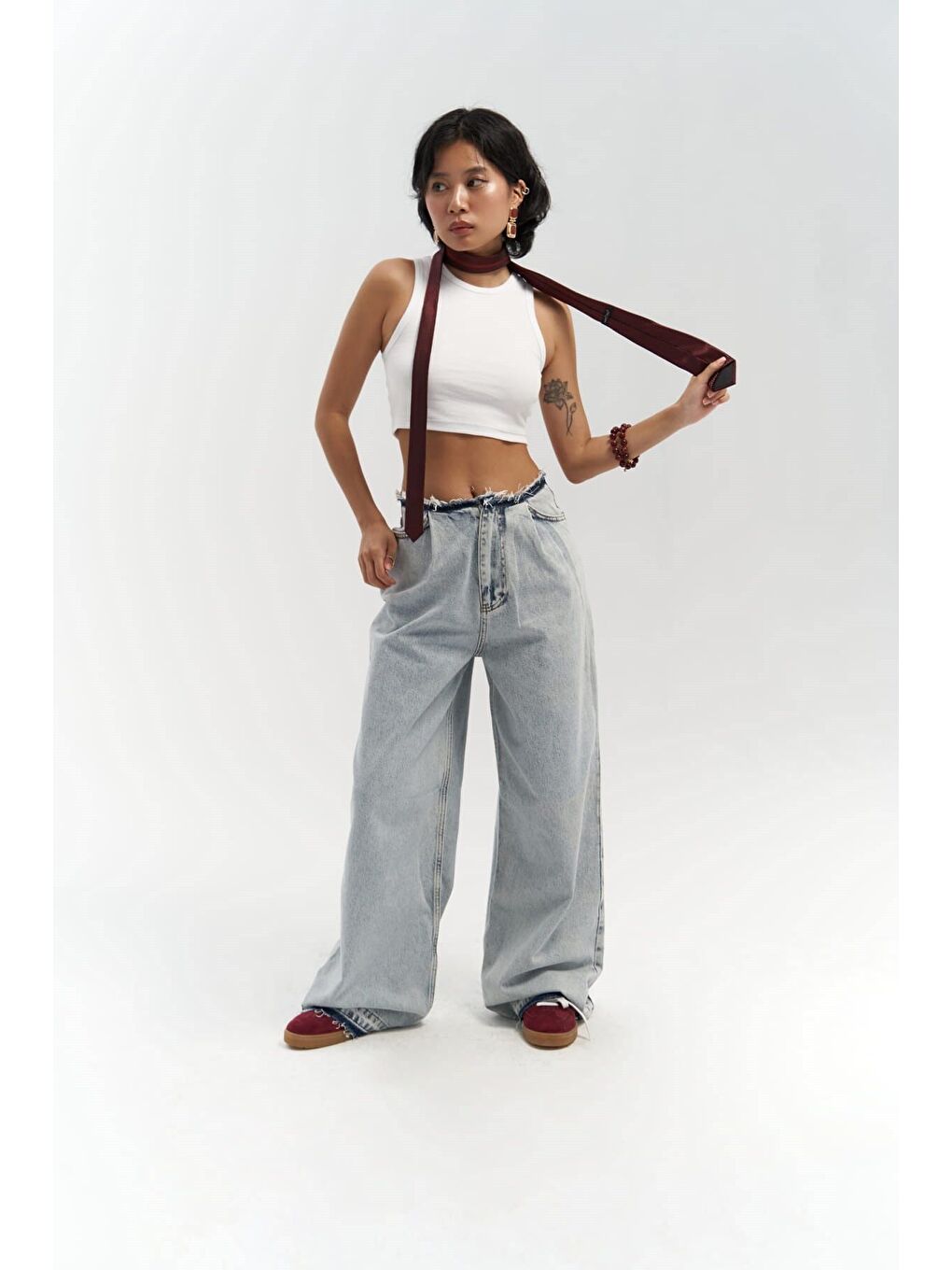 Leony Bel Detay Mavi Jeans-6