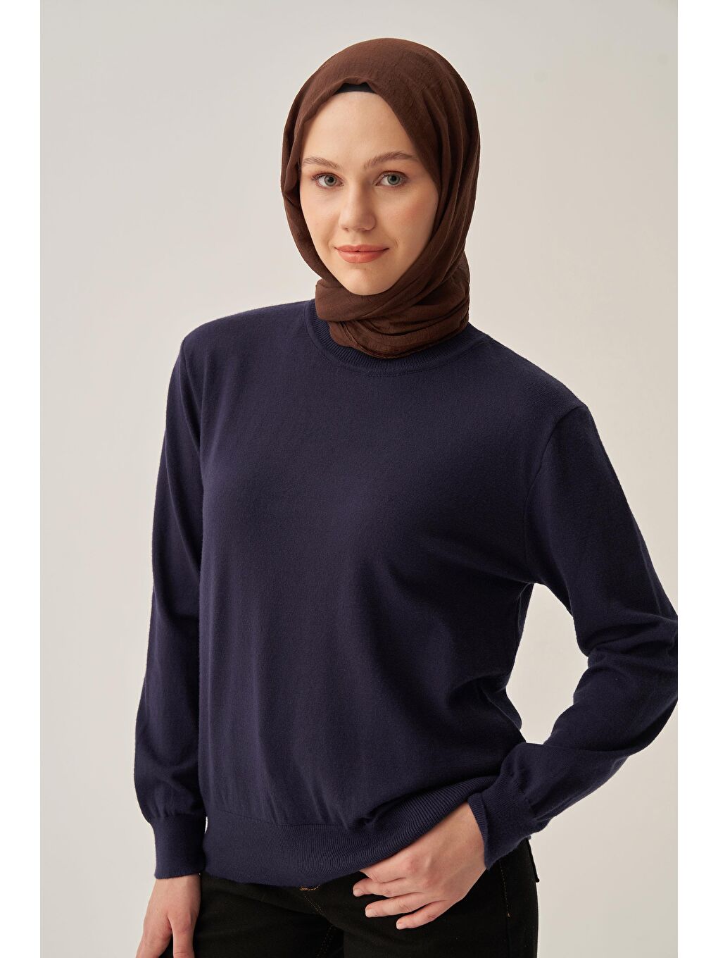 Lacivert-Triko Kazak