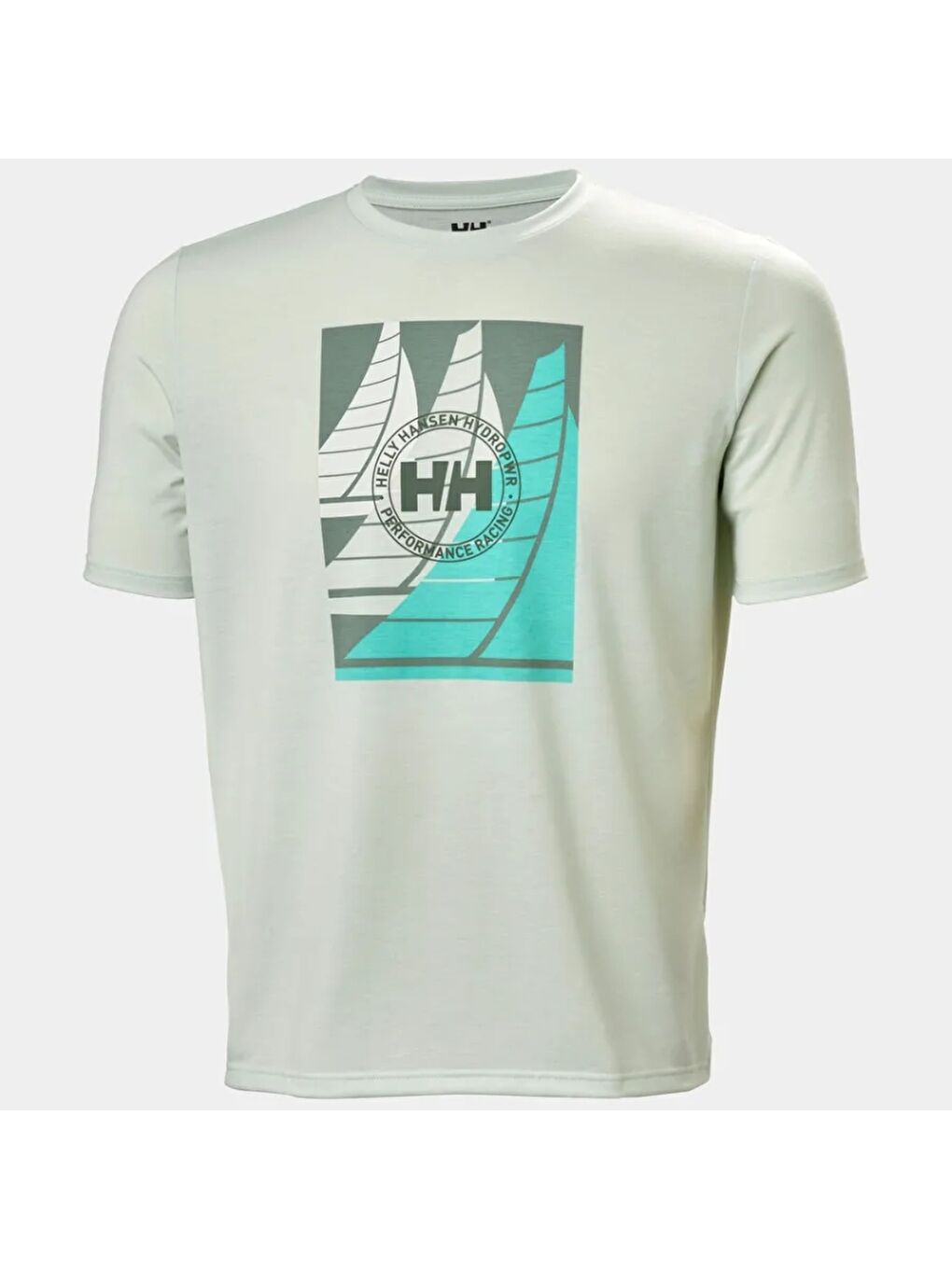 Yeşil HP Race Sailing Erkek Tişört HHA.34419.HHA.403-3