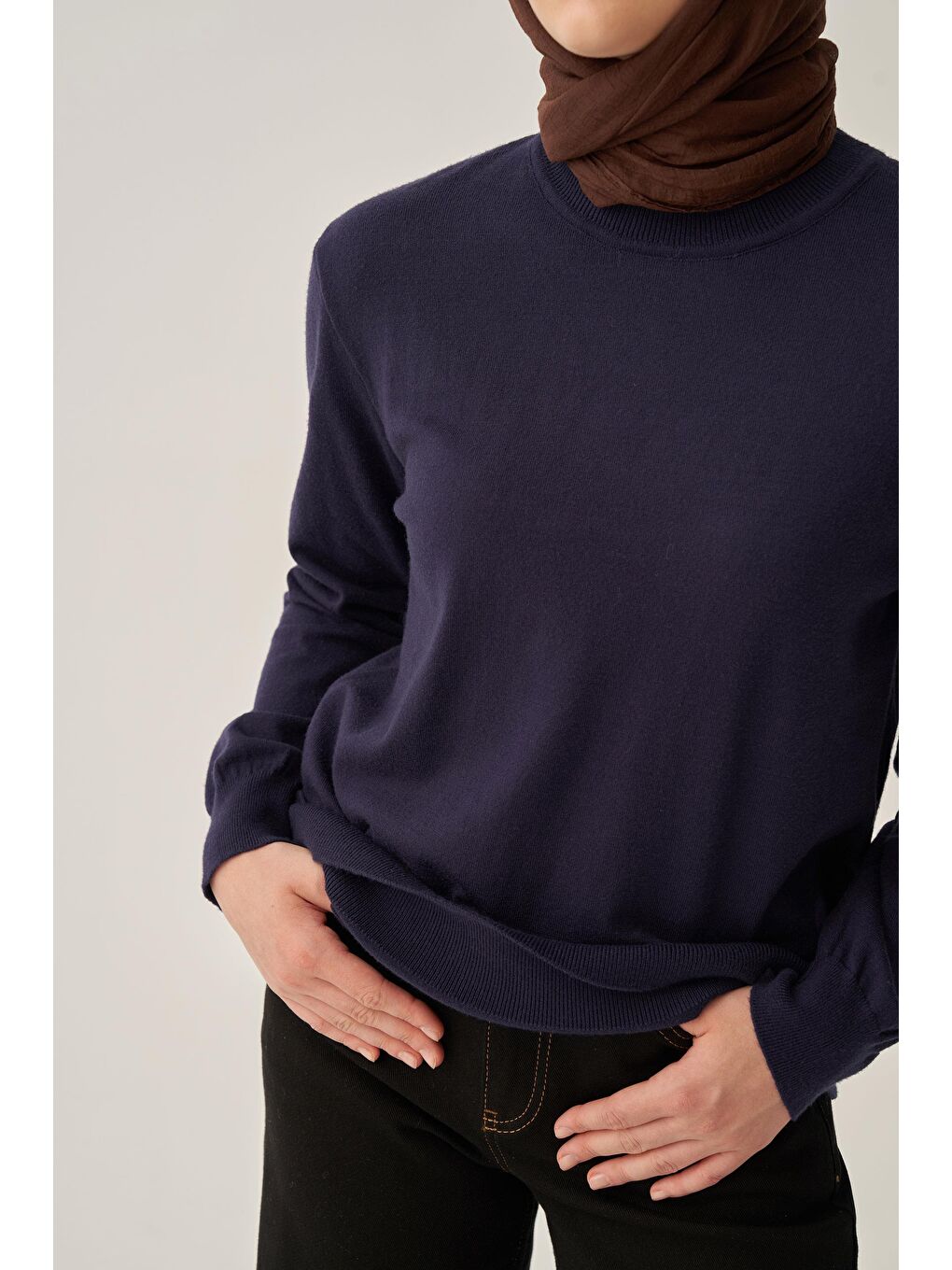 Lacivert-Triko Kazak-4