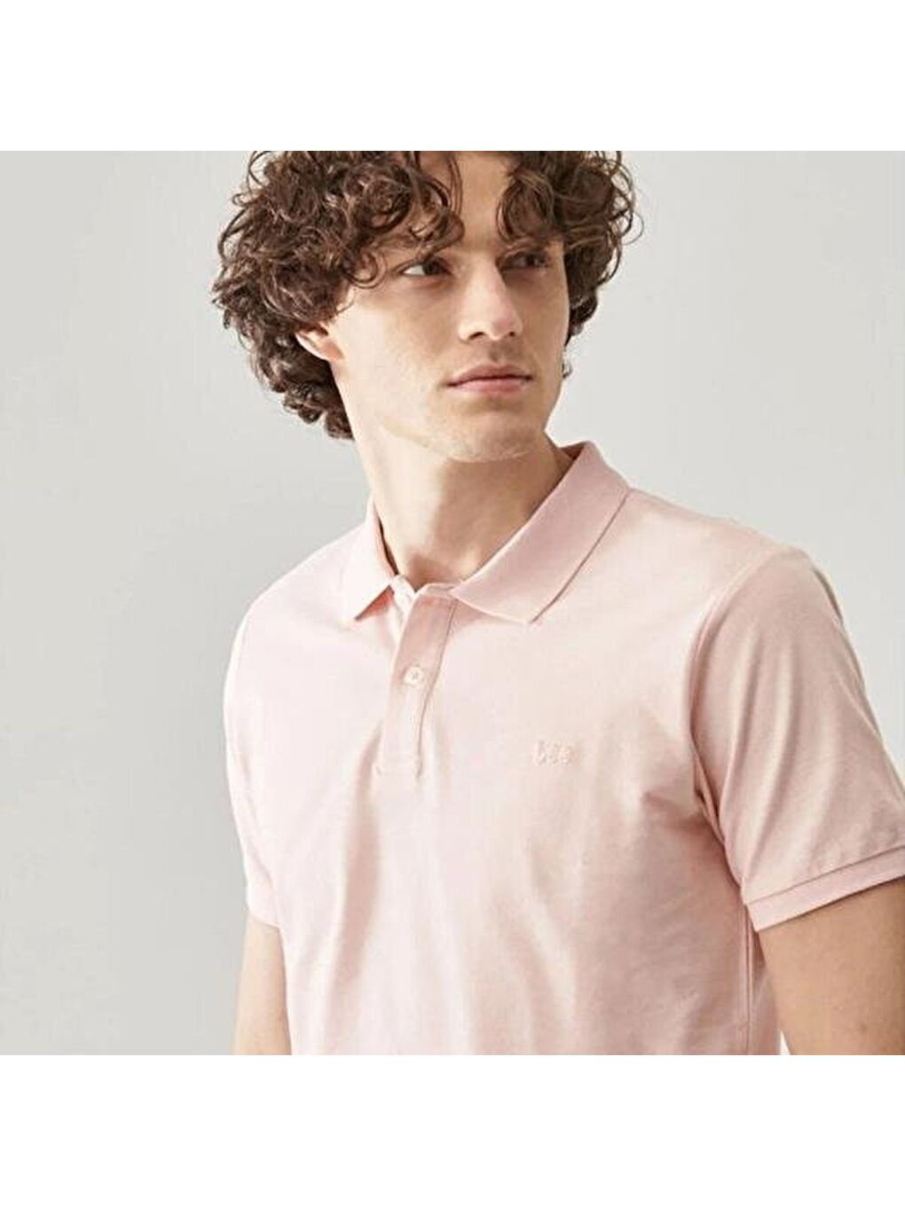 Erkek Pembe Polo Yaka Tişört