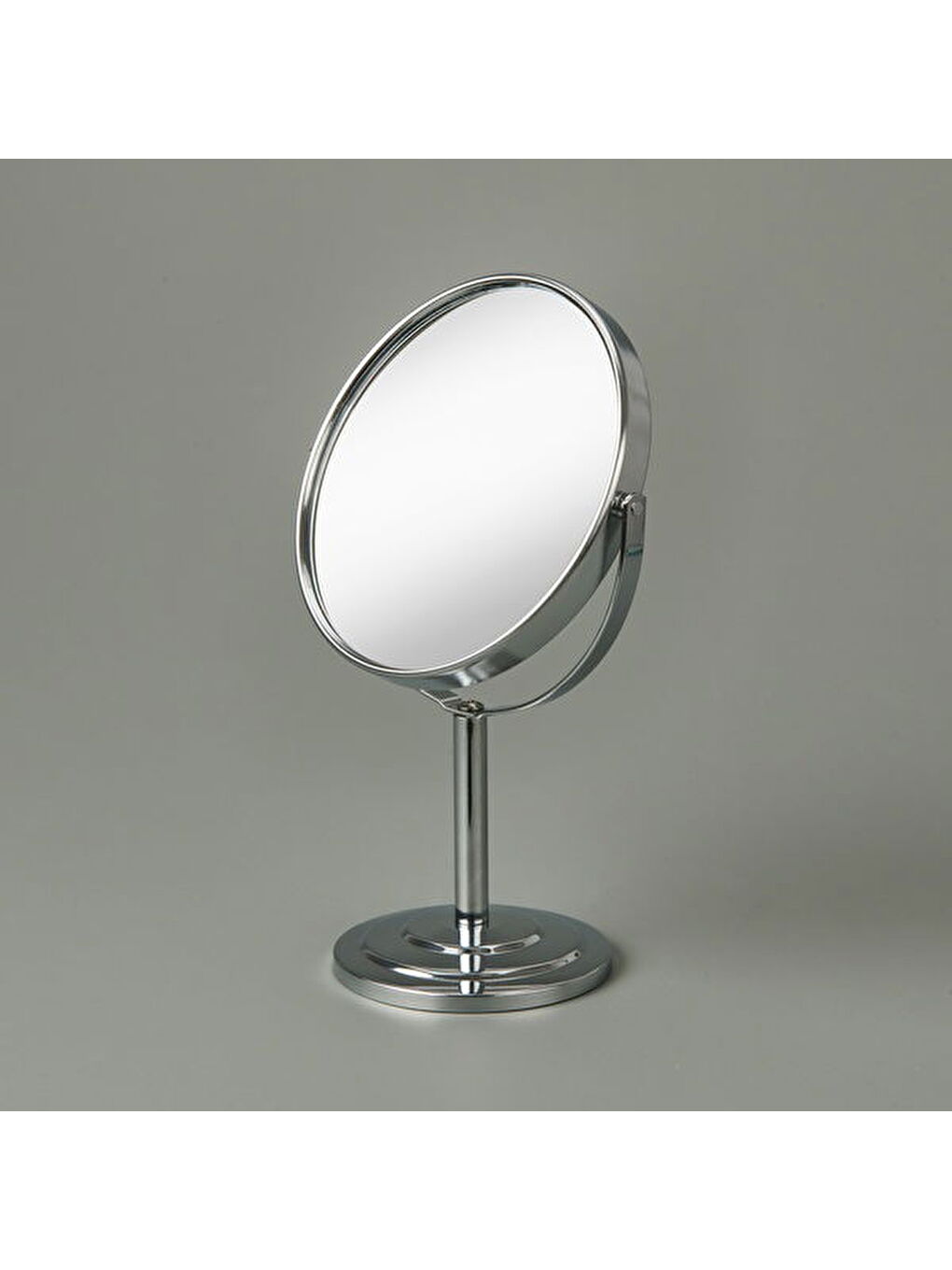 Ayaklı Çift Taraflı Ayna 3x Yakınlaştırma- Gümüş - 26 cm-3